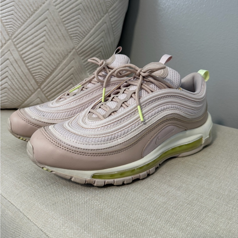 Nike Women's Air Max 97 in Light Pink and Cream